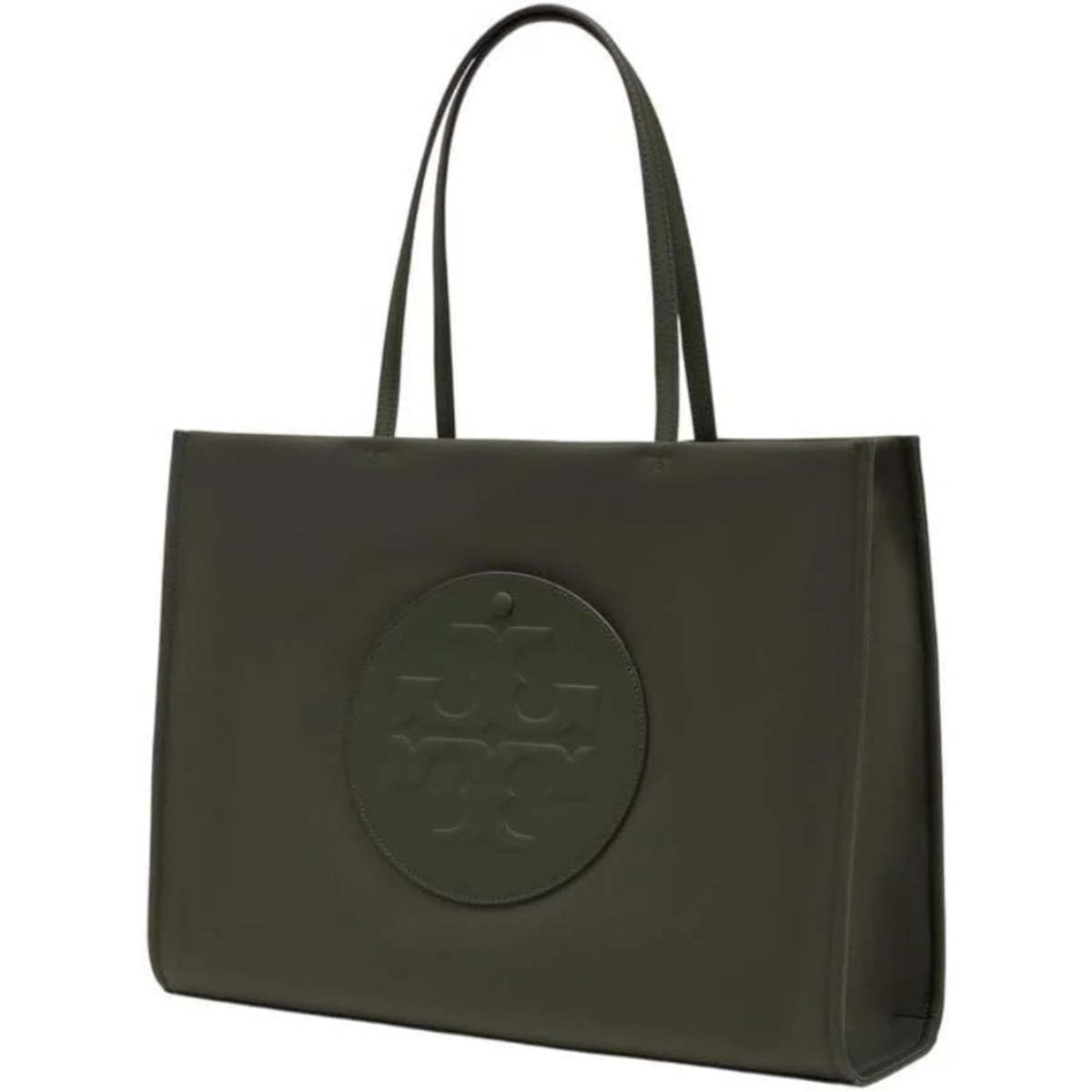 Tory Burch Large Ella Tote - Olive Green - Image 2 of 2