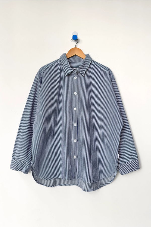Le Bon Owen Shirt - Blue Striped
