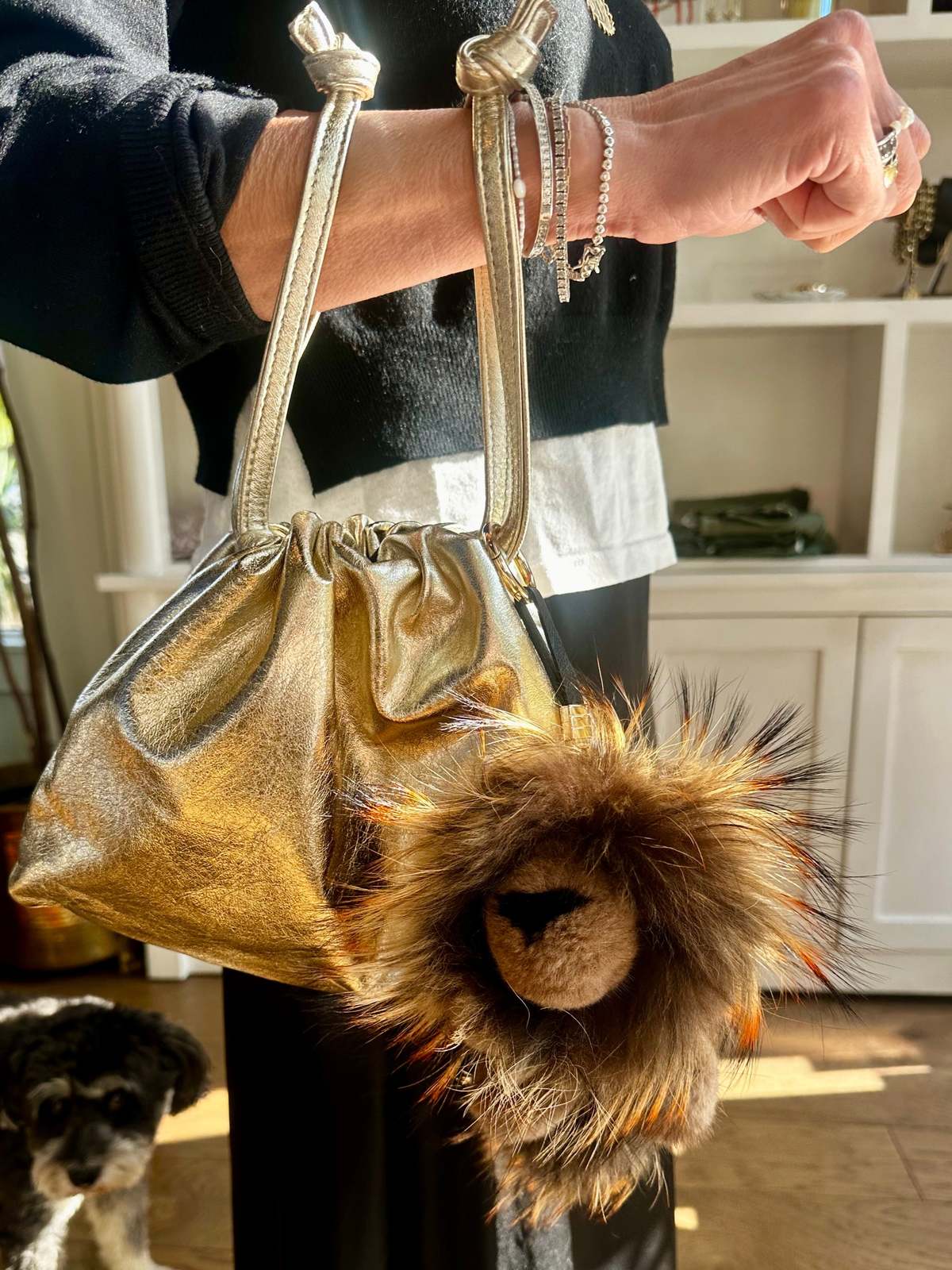 Linda Richards The Lion Bag Charm - Image 1 of 2