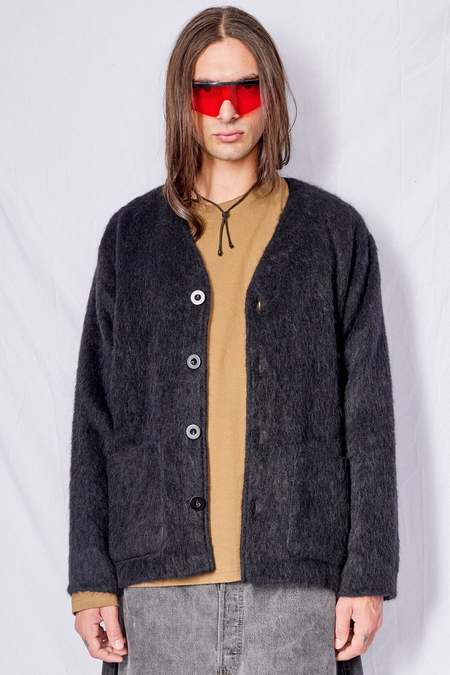 Our Legacy Mohair Cardigan - Olive Melange | Garmentory