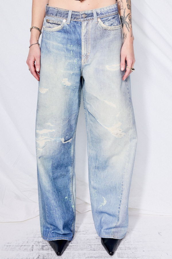 Our Legacy Full Cut Pant - Digital Denim Print