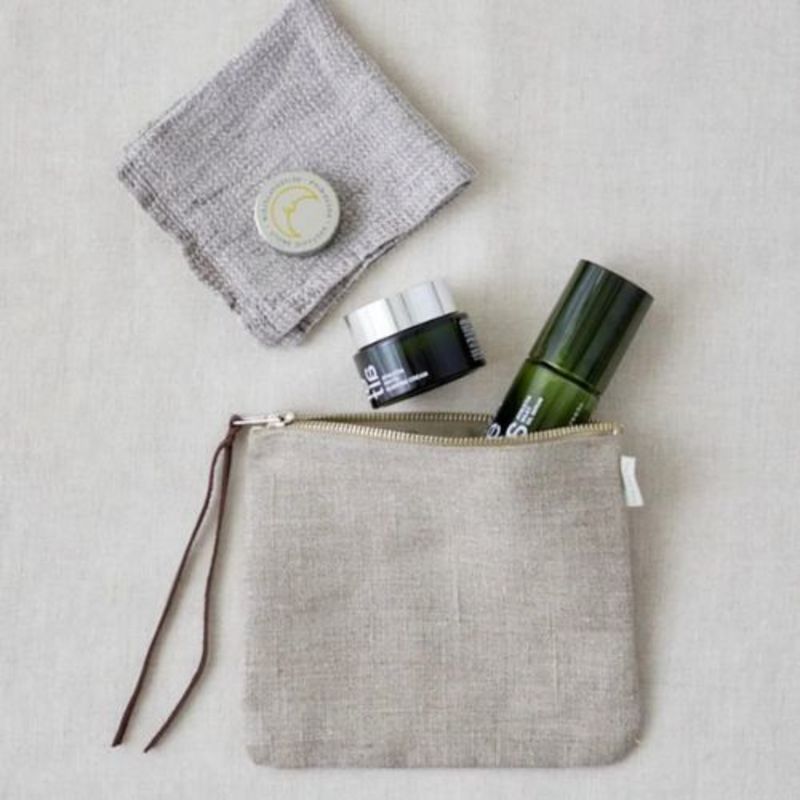 Fog Linen Work Canna Pouch - Medium