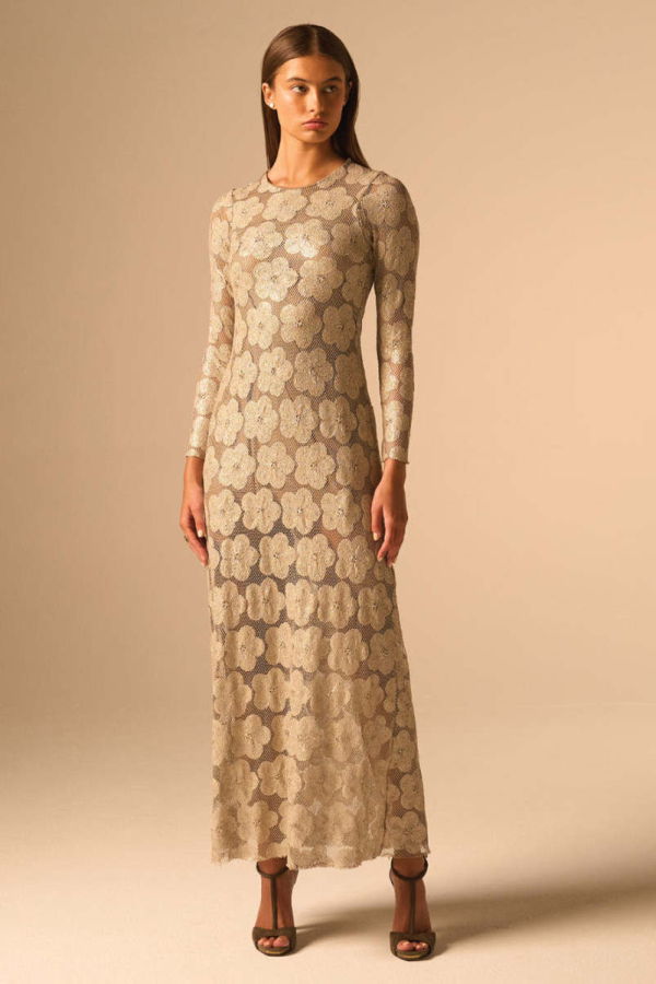 JBQ Petra Dress - Champagne