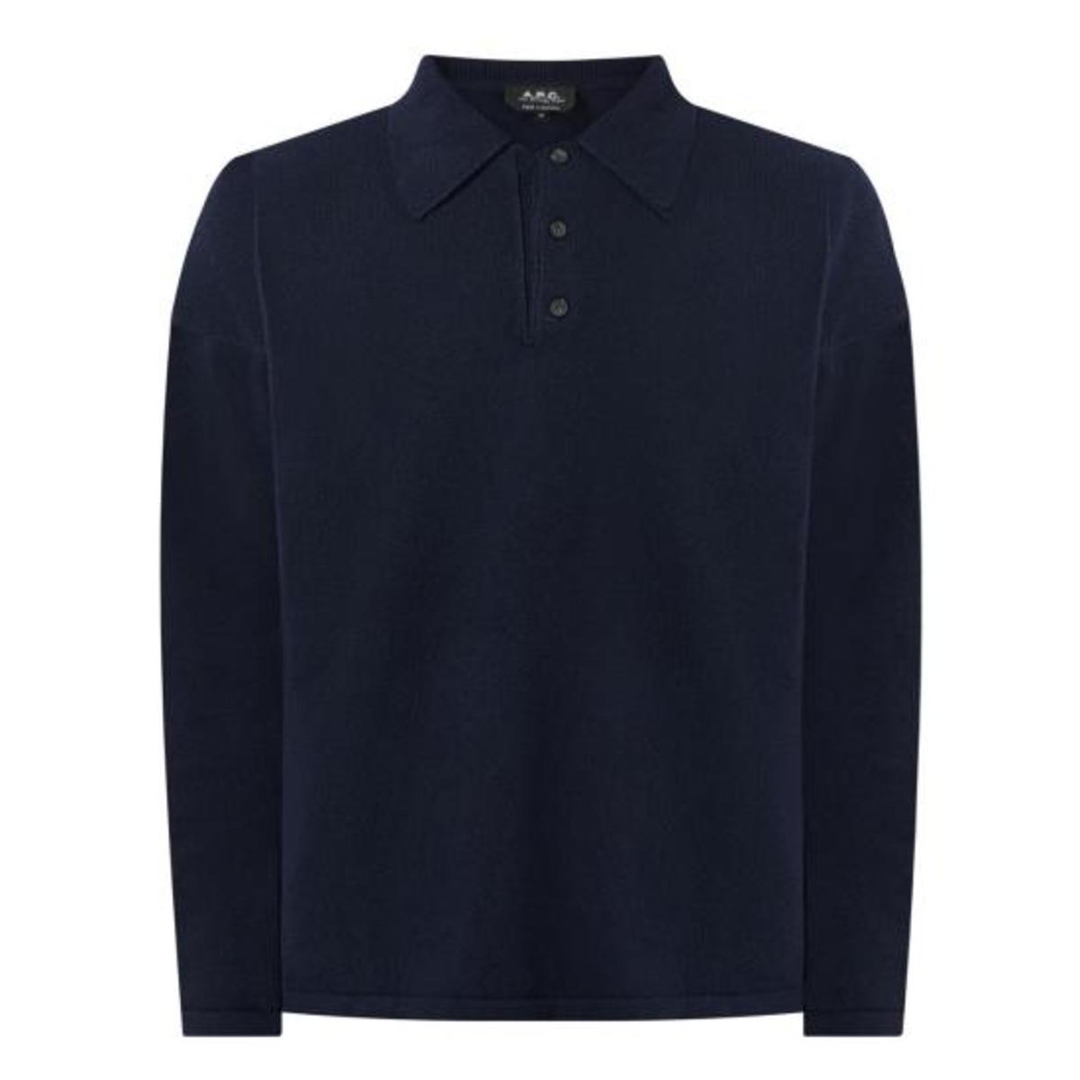 A.P.C. Polo Shirt - Blue - Image 1 of 1