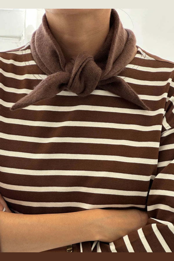 Le Bon Shoppe Cashmere Bandana - Mocha