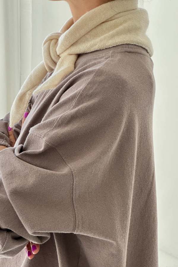 Le Bon Shoppe Cashmere Bandana - Oatmeal