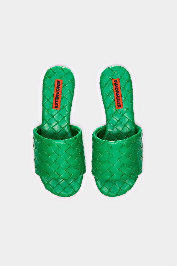 Simon Miller Woven Salerno Sandal - Gummy Green