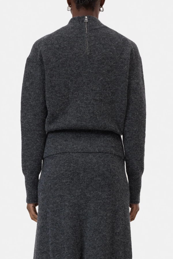 Closed Mock Neck Pullover