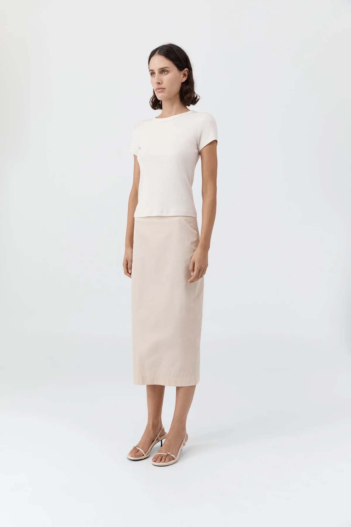 St. Agni Organic Cotton Baby Tee Tee Shell Pink - Image 2 of 6