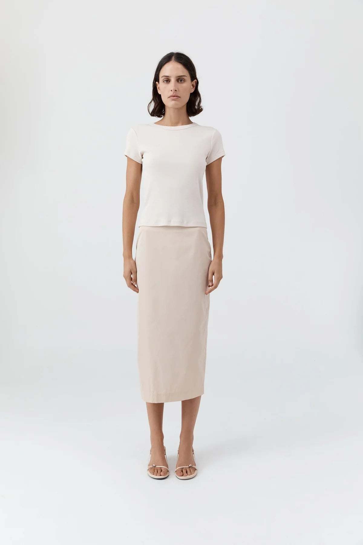 St. Agni Organic Cotton Baby Tee Tee Shell Pink - Image 3 of 6