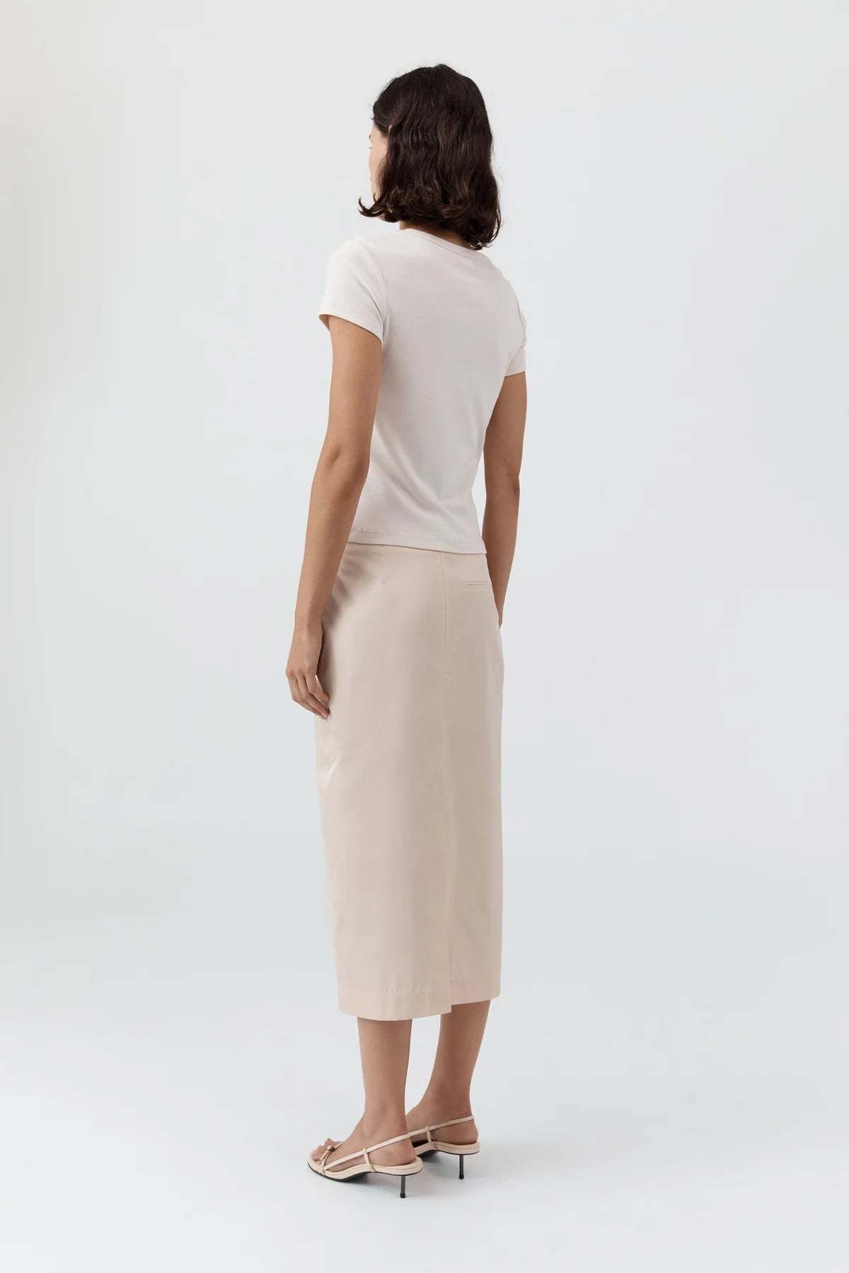 St. Agni Organic Cotton Baby Tee Tee Shell Pink - Image 4 of 6