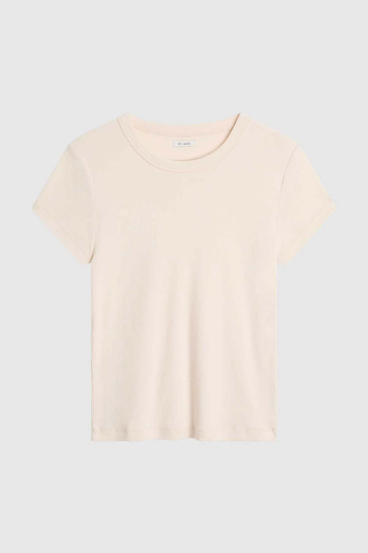 St. Agni Organic Cotton Baby Tee Tee Shell Pink - Image 6 of 6
