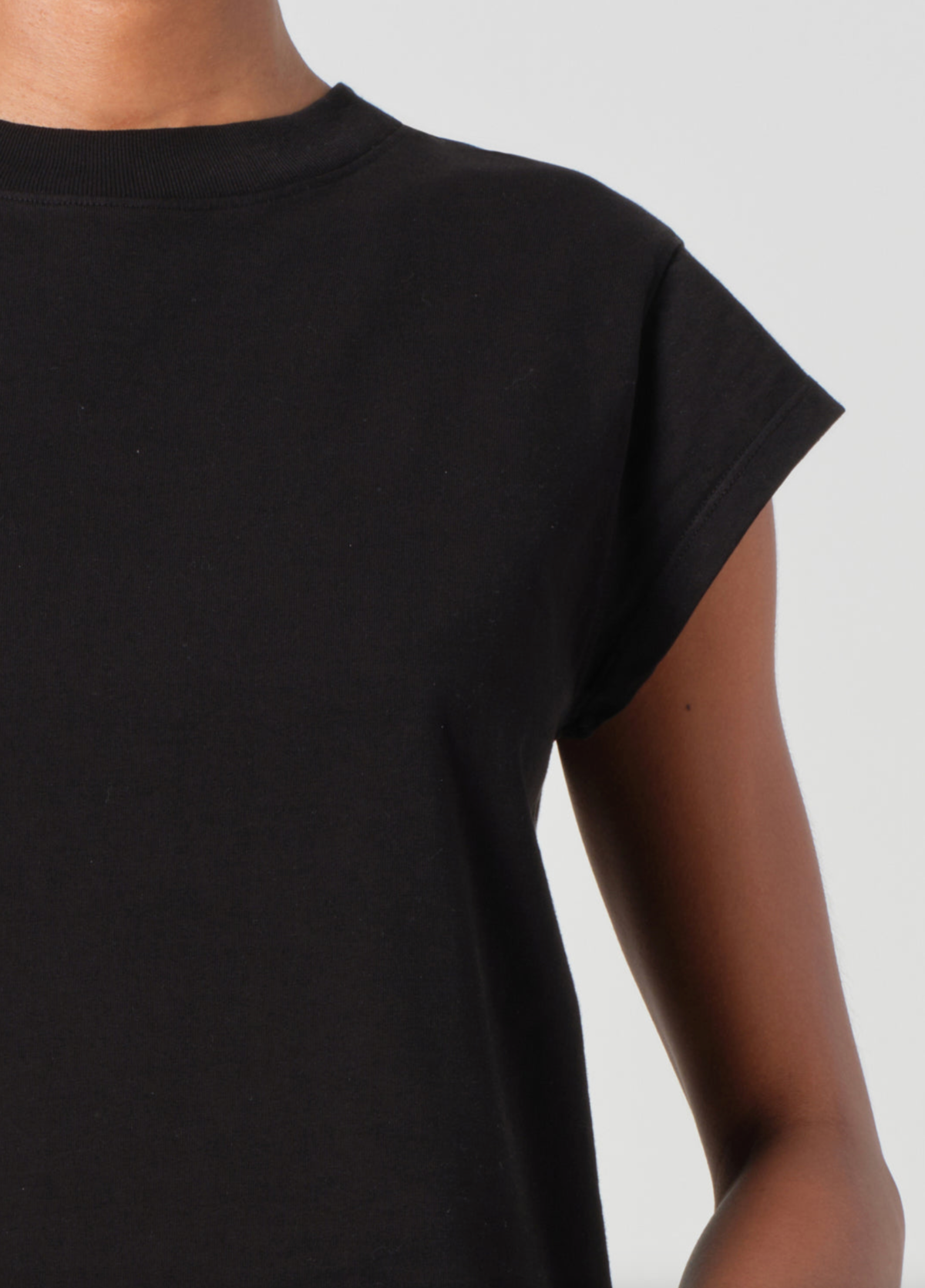 AGOLDE Bryce Cap Sleeve Tee - Image 5 of 6