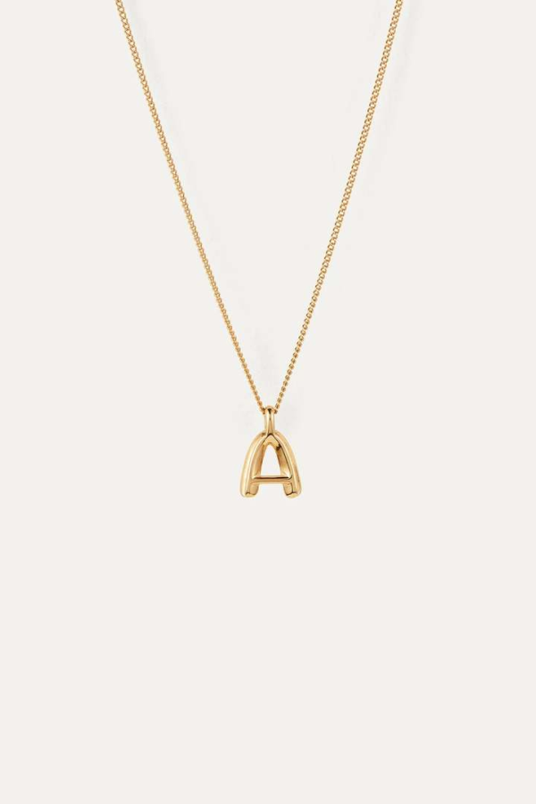 Jenny Bird Monogram Necklace - Gold