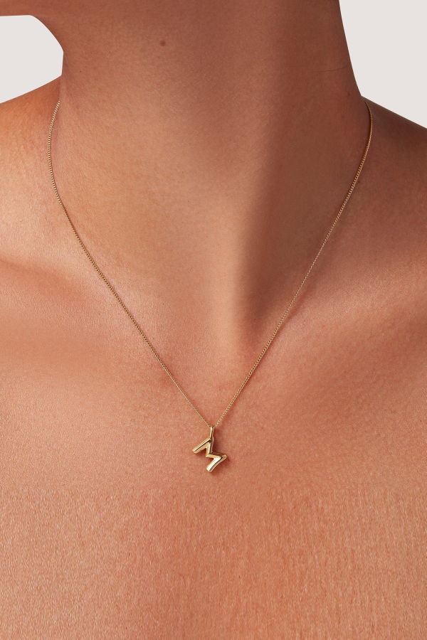 Jenny Bird Monogram Necklace - Gold
