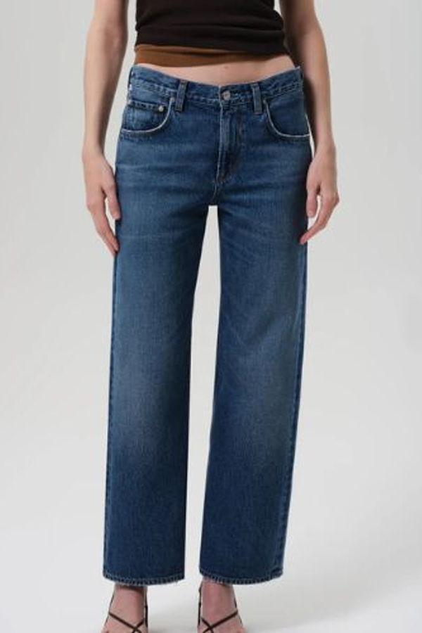 Citizens of Humanity Lindz Low Rise Easy Straight Jeans - Chaya (md/lt indigo)