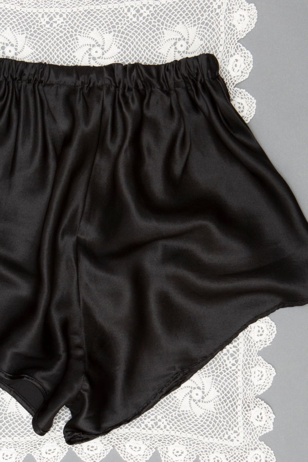 Dead Stock Silk French Nickers - Black