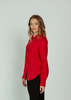 Closed Oversize Shirt - Rose Red - Thumbnail 3