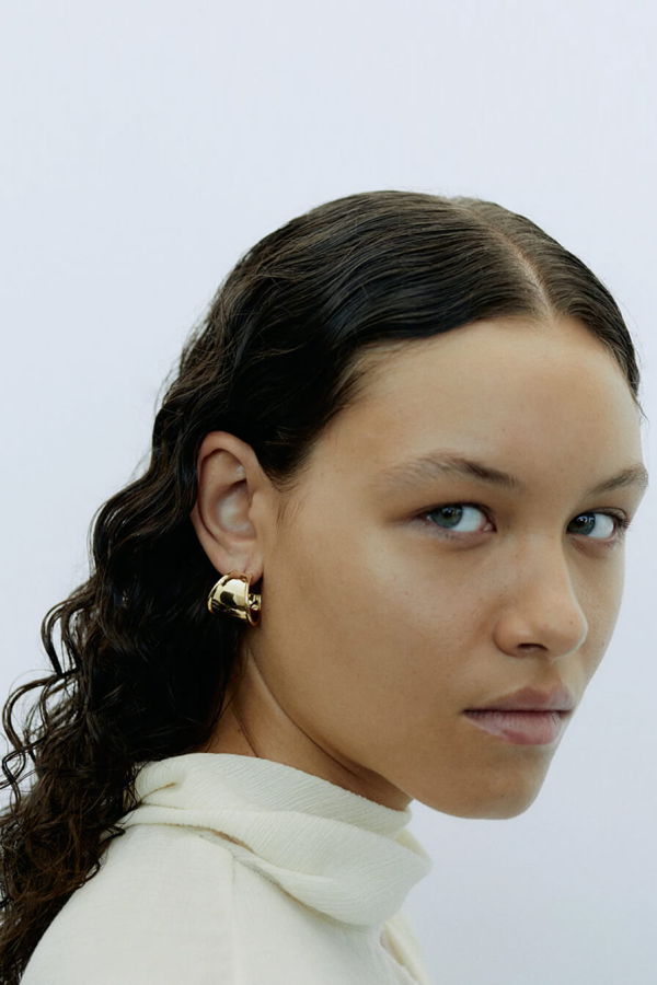 RAGBAG Contour Hoops - Gold