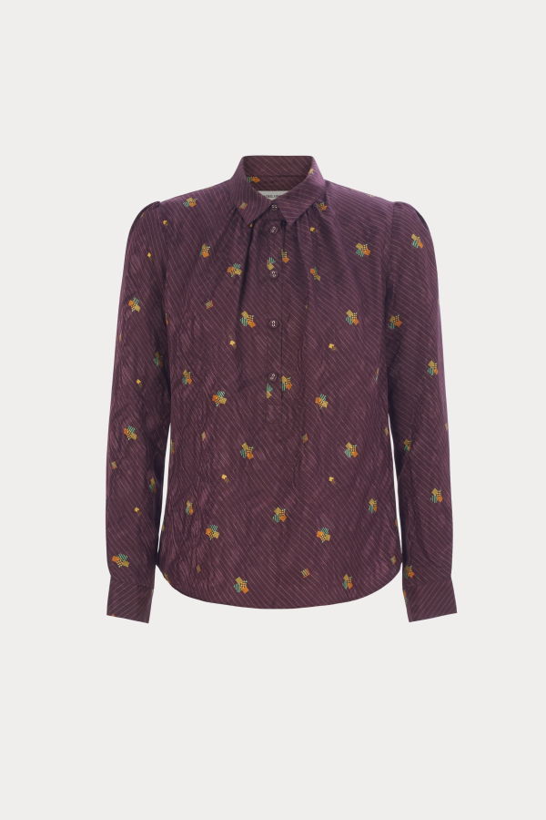 Rachel Comey Bainville Bordeaux Top - Bordeaux