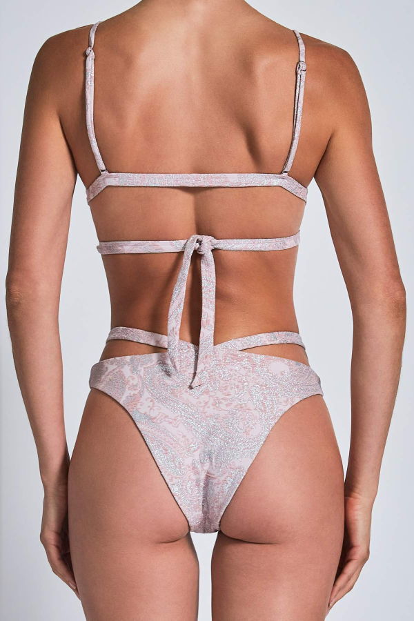 Devon Windsor Juno Top - Pink and Silver