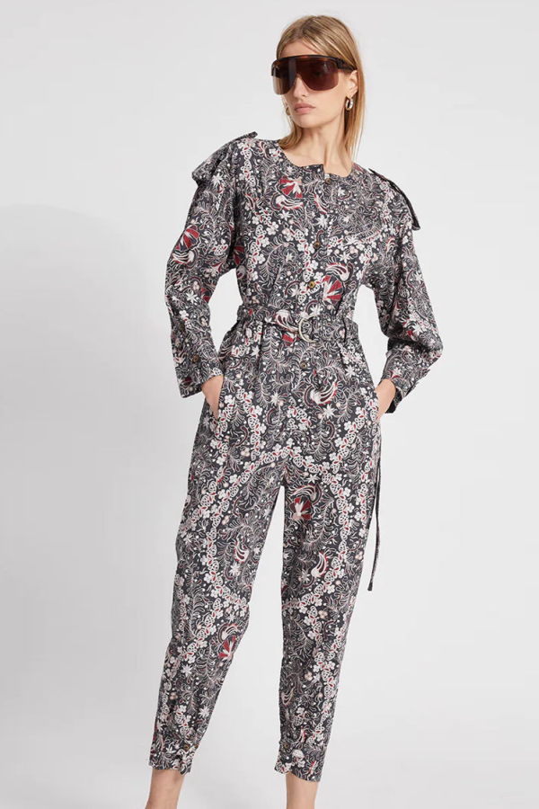 Maria Cher Leon Irene Jumpsuit (Final Sale) - Mix 1 Black