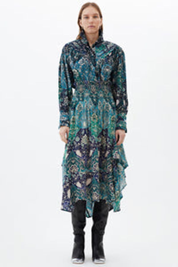 Maria Cher Lugo Amapola Skirt - Mix 2 Blue