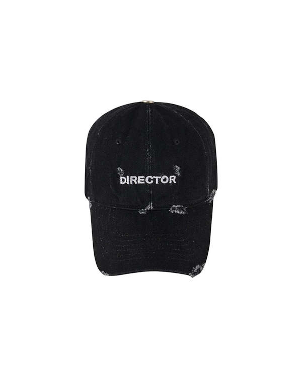 FFFPOSTALSERVICE Director Damaged Denim Cap - Black | Garmentory
