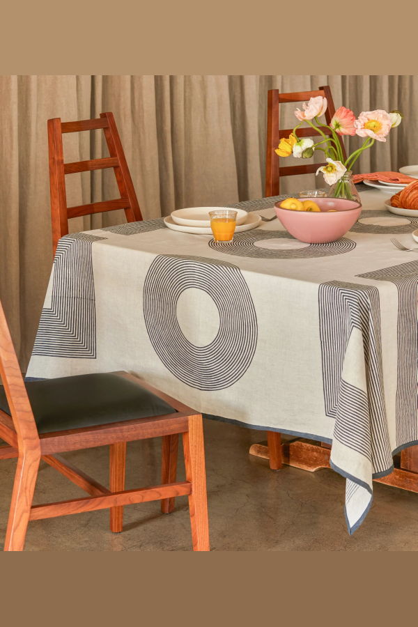 Block Shop Textiles Crane Tablecloth