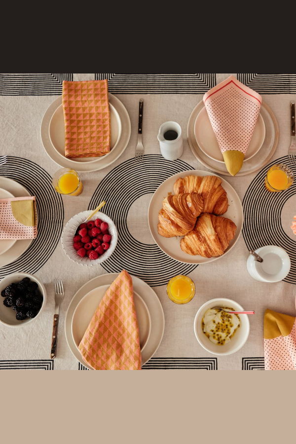 Block Shop Textiles Crane Tablecloth