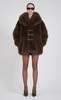 Nonchalant Label Oslo Faux Fur Jacket - Brown - Thumbnail 4