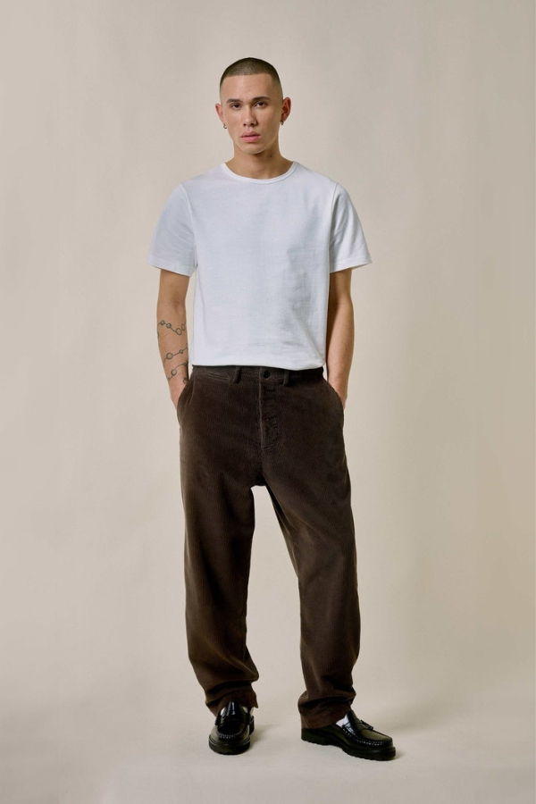 Merz b. Schwanen Organic Cotton Bold Corduroy Chino