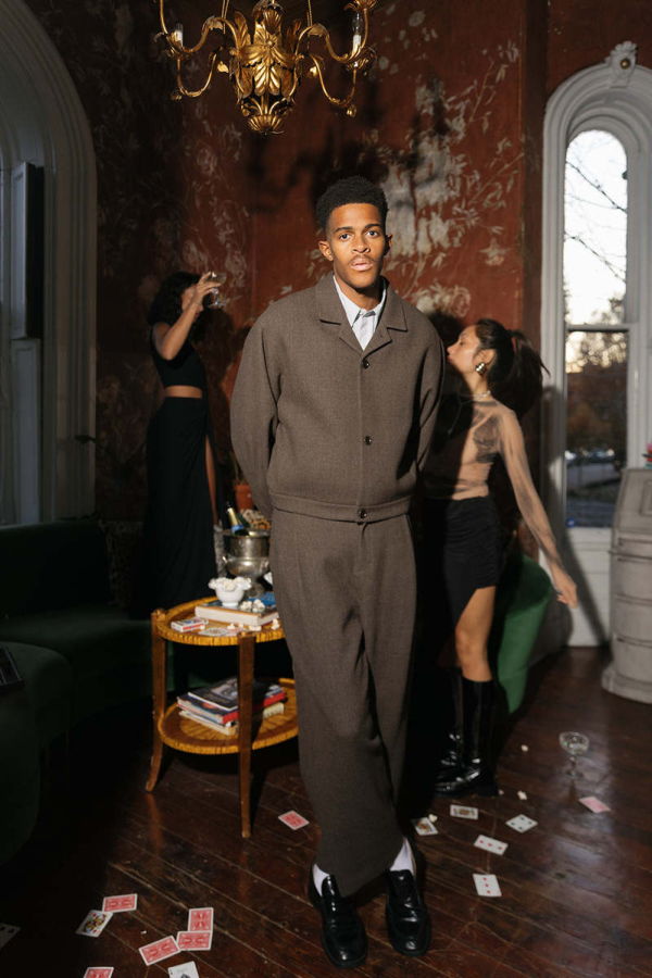 AMOMENTO Wool Martin Pants