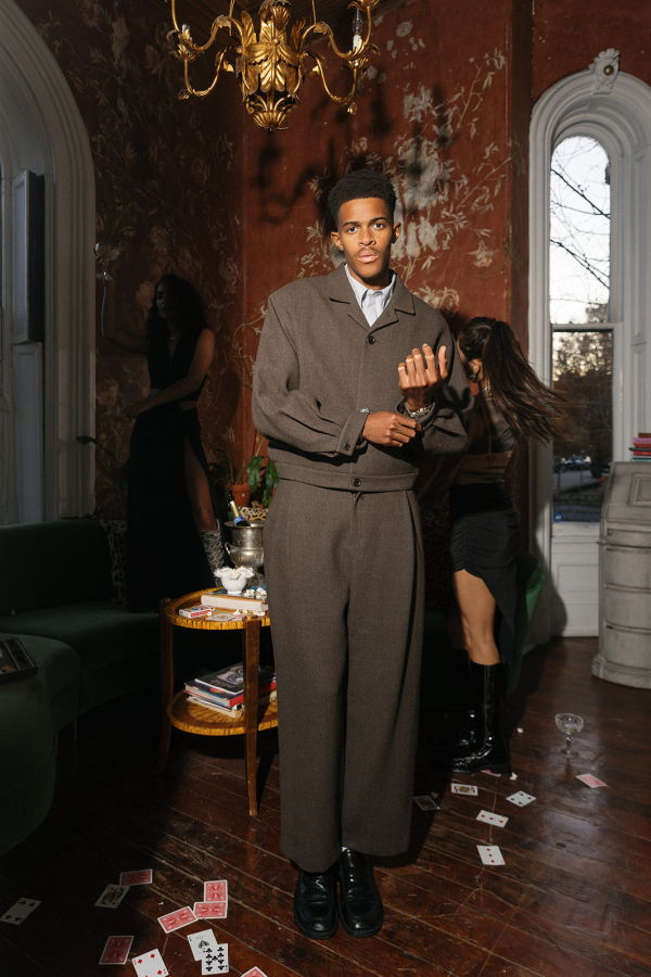 AMOMENTO Wool Martin Pants