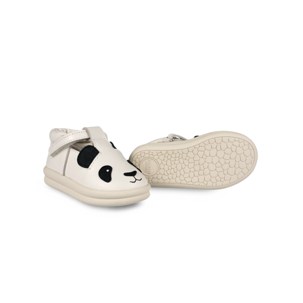 KIDS Donsje Zazo Classic Shoes - Off White Leather