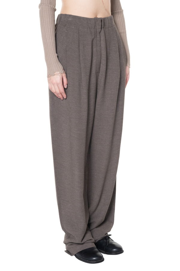 Boboutic Pleated Trousers - Dark Taupe