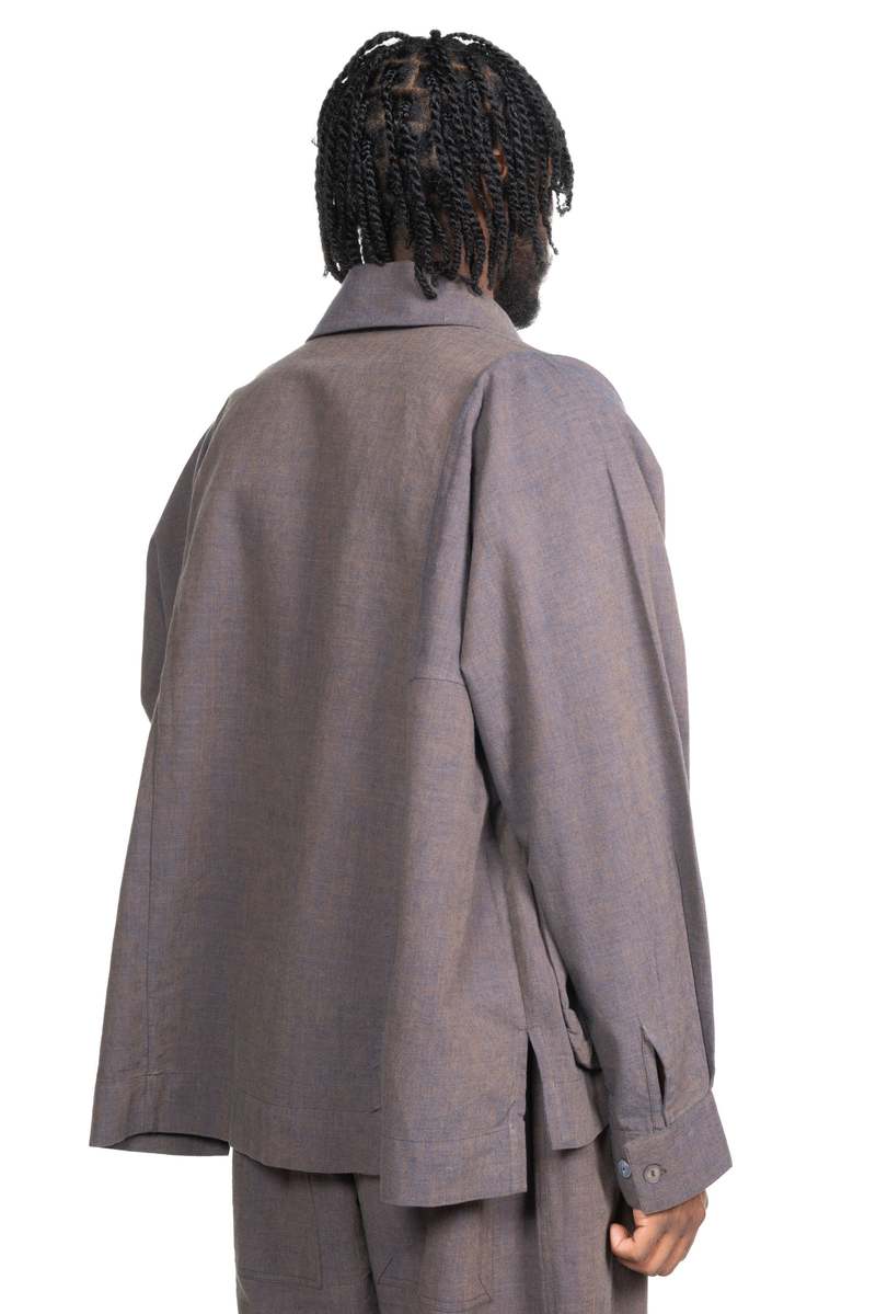 Gathering Farmer Jacket - Brown