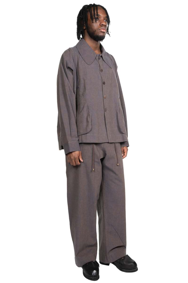 Gathering Farmer Jacket - Brown