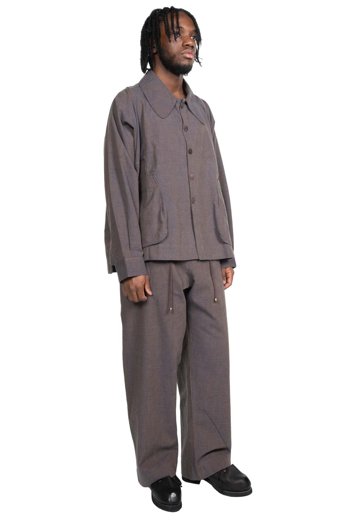 Gathering Farmer Jacket - Brown - Image 4 of 4