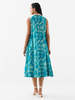 IKKIVI Coconut Palm A-Line Dress - Blue - Thumbnail 3