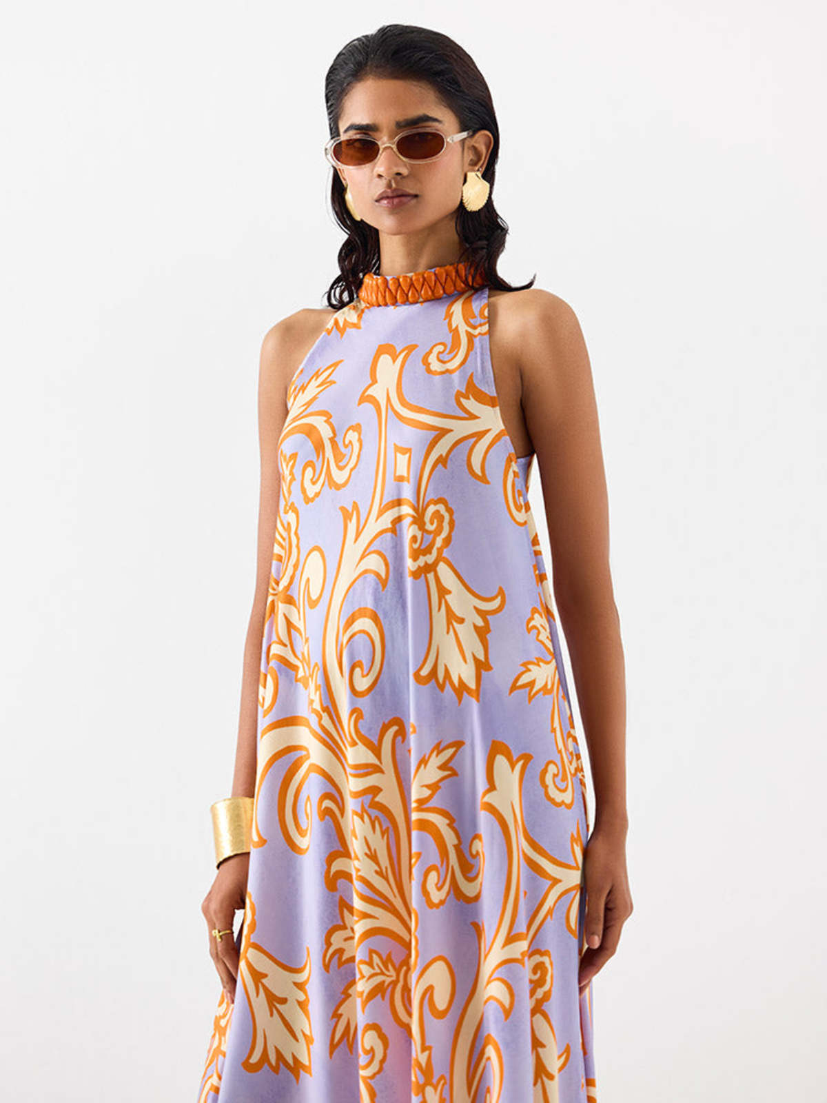 IKKIVI Mojito Halter Dress - Purple - Image 3 of 6