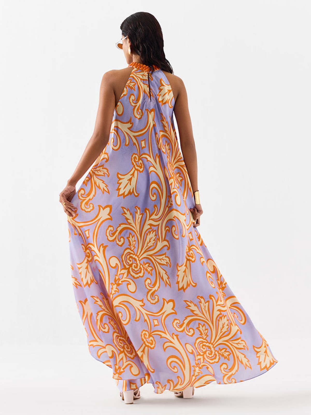 IKKIVI Mojito Halter Dress - Purple - Image 4 of 6