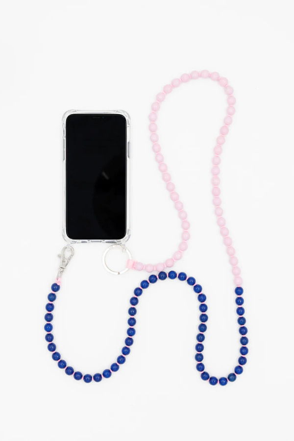 ina.seifart Phone Necklace - Rose/Blue