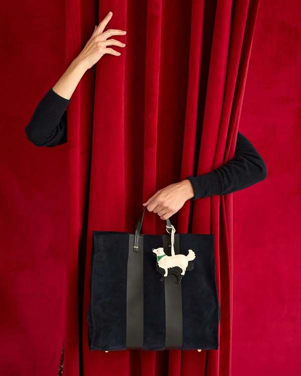 Clare V. Paco Dog Key Fob