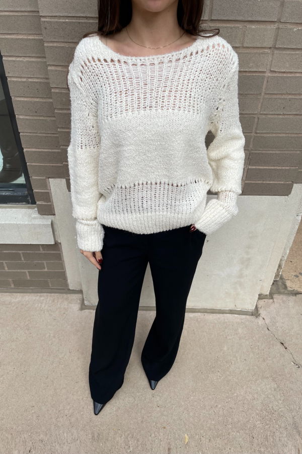 The NKC Store Maurie Sweater - White