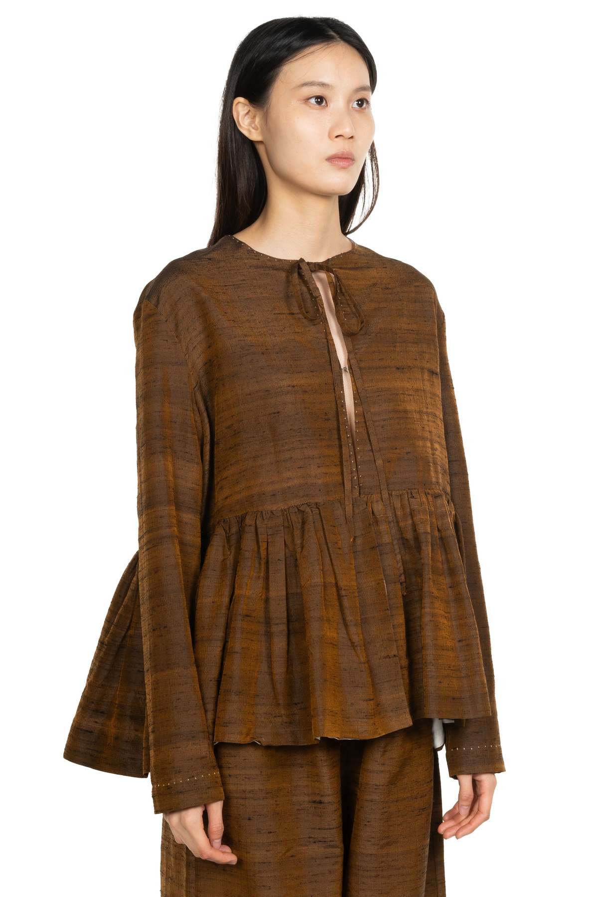 Mute Dance Silk Jacket - Brown - Image 2 of 4