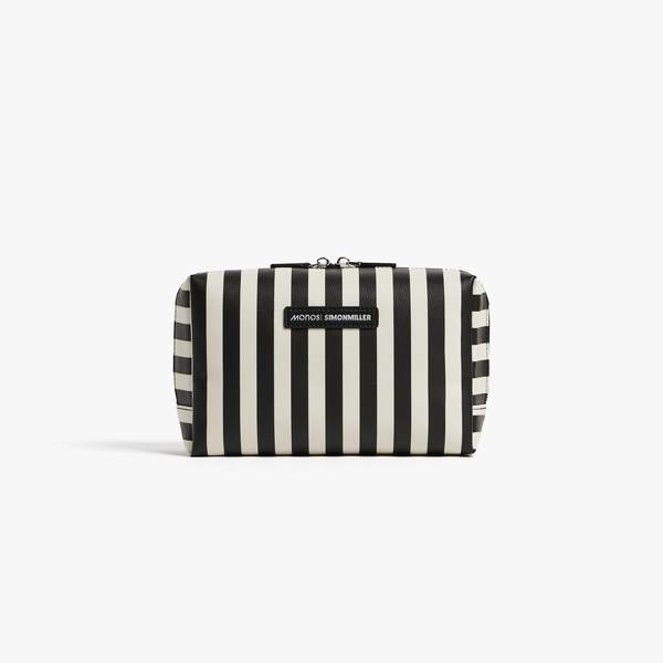 Simon Miller Large Metro Toiletry Case - Black Stripe Simon Miller Large Metro Toiletry Case - Black Stripe