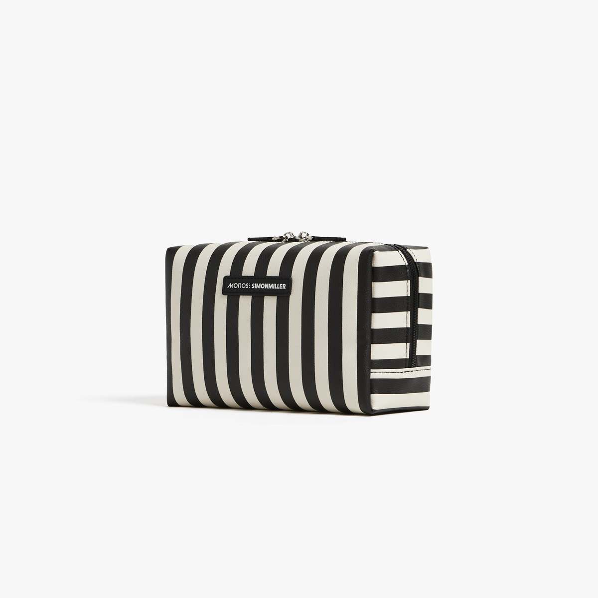 Simon Miller Large Metro Toiletry Case - Black Stripe - Image 3 of 8