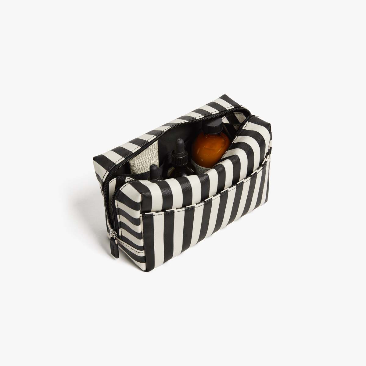 Simon Miller Large Metro Toiletry Case - Black Stripe - Image 5 of 8