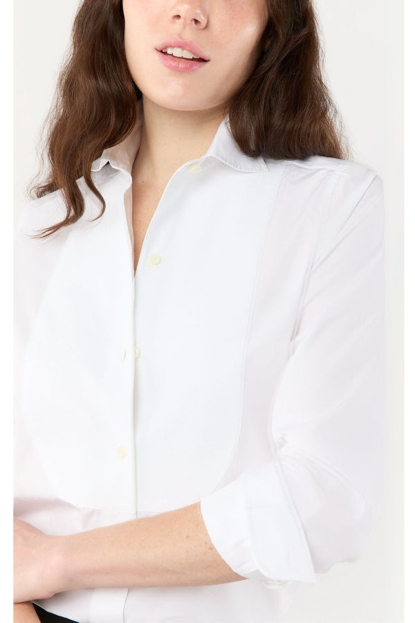 MASHBURN Hattie Shirt - White Organdy